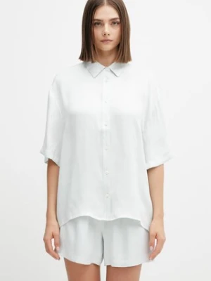 Anine Bing COCO SHIRT - SPRING MINT koszula damska z lyocellu