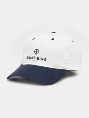 Anine Bing czapka z daszkiem bawełniana Jeremy Baseball Cap
