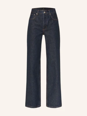 Anine Bing Jeansy Wide Leg Hugh blau WASHED BLUE UNWASHED BLUE