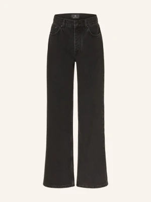 Anine Bing Jeansy Wide Leg Hugh schwarz BLACK BLACK