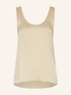 Anine Bing Jedwabny Top Lea gelb