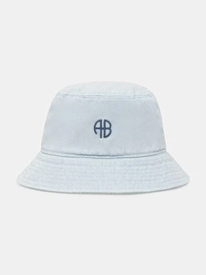 Anine Bing kapelusz damski jeansowy NICKS BUCKET HAT - LUCID BLUE