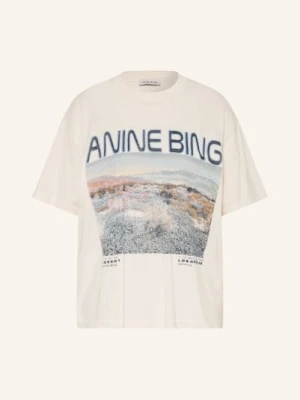 Anine Bing Koszulka Cade Teewild Flowers beige
