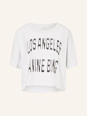 Anine Bing Krótka Koszulka Johnny grau