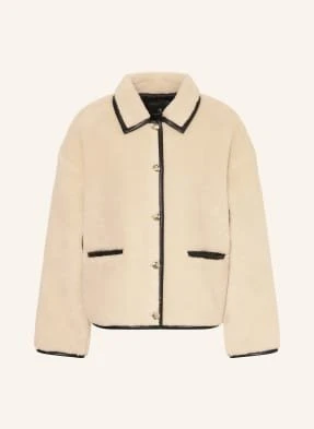 Anine Bing Kurtka Z Futerkiem Camden beige