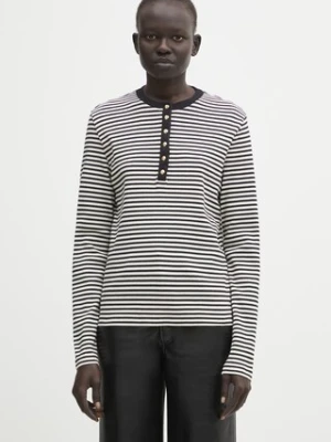 Anine Bing longsleeve alessia kolor granatowy A.08.10314