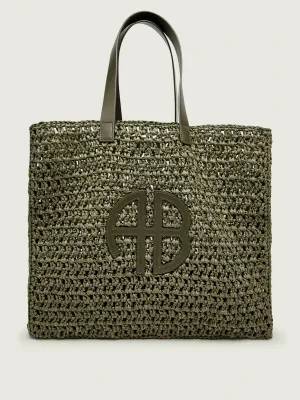 Anine Bing Shopperka RIO | z dodatkiem skóry