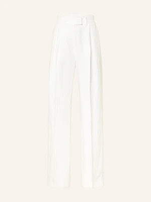 Anine Bing Spodnie Marlena Lou Z Lnem weiss