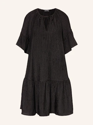 Anine Bing Sukienka Lolita Z Plisami schwarz