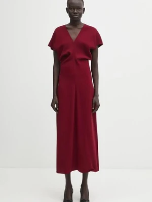 Anine Bing sukienka zadig kolor czerwony midi rozkloszowana A.02.11688