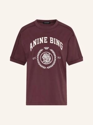 Anine Bing T-Shirt Jaylin rot BRUDNY RÓŻ