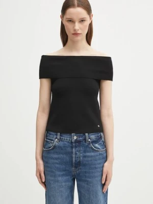 Anine Bing top francis top damska kolor czarny gładka A.09.11203