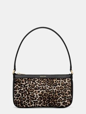 Anine Bing torebka skórzana mini elly kolor brązowy A.13.11705