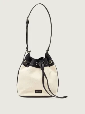 Anine Bing Worek MINI ALANA | z dodatkiem skóry