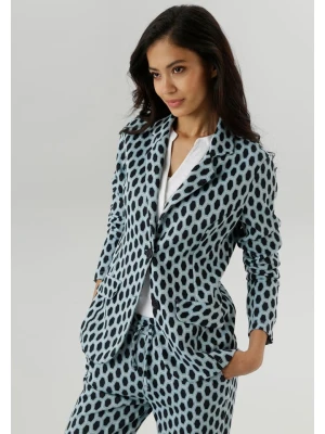 Aniston Blezer w kolorze turkusowo-czarnym rozmiar: 40