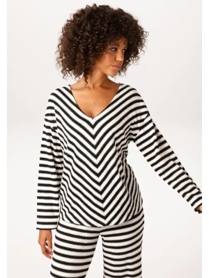 Aniston Bluza w kolorze czarno-białym rozmiar: 38