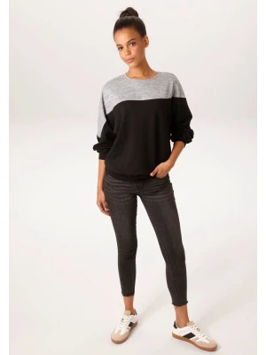 Aniston Bluza w kolorze czarno-szarym rozmiar: 36