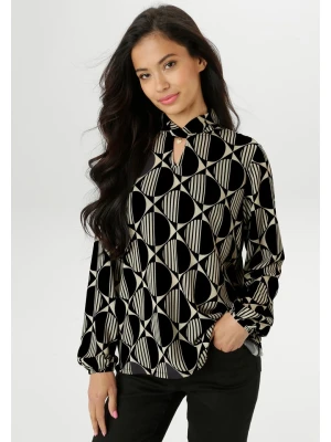Aniston Bluzka w kolorze czarno-kremowym rozmiar: 48