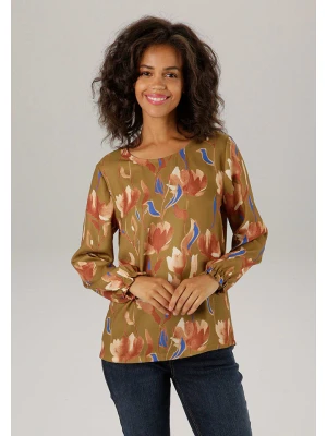 Aniston Bluzka w kolorze jasnobrązowym rozmiar: 38