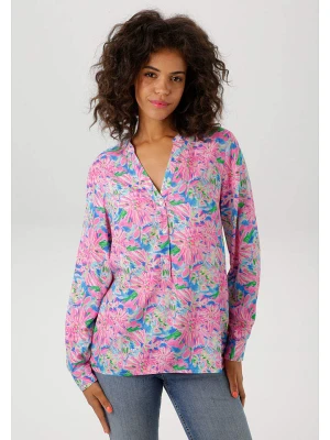 Aniston Bluzka w kolorze jasnoróżowo-błękitnym rozmiar: 44