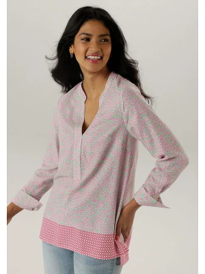 Aniston Bluzka w kolorze miętowo-jasnoróżowym rozmiar: 44