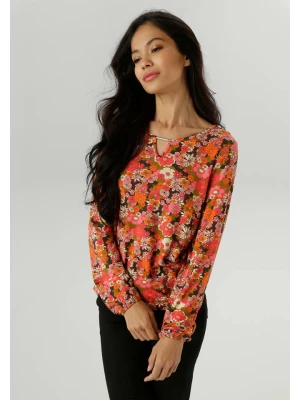 Aniston Bluzka w kolorze pomarańczowo-czarnym rozmiar: 38