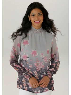 Aniston Bluzka w kolorze szaro-jasnoróżowym rozmiar: 38