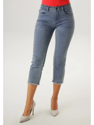 Aniston Dżinsy - Skinny fit - w kolorze niebieskim rozmiar: 44
