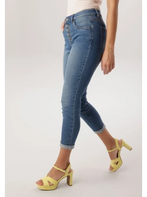 Aniston Dżinsy - Skinny fit - w kolorze niebieskim rozmiar: 46