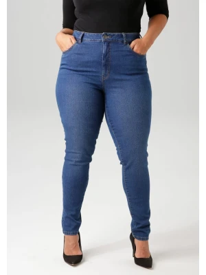 Aniston Dżinsy - Slim fit - w kolorze niebieskim rozmiar: 50