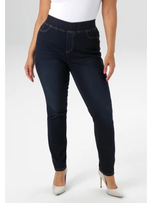Aniston Jegginsy w kolorze granatowym rozmiar: 48
