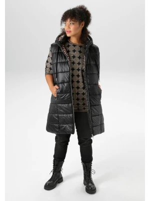 Aniston Kamizelka pikowana w kolorze czarnym rozmiar: 46