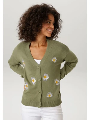 Aniston Kardigan w kolorze khaki rozmiar: 40
