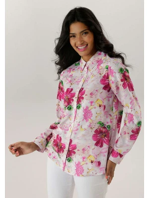 Aniston Koszula w kolorze jasnoróżowo-kremowym rozmiar: 38