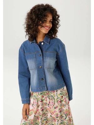 Aniston Kurtka dżinsowa w kolorze niebieskim rozmiar: 36