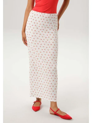 Aniston Spódnica w kolorze biało-czerwonym rozmiar: 44