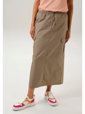 Aniston Spódnica w kolorze szarobrązowym rozmiar: 46