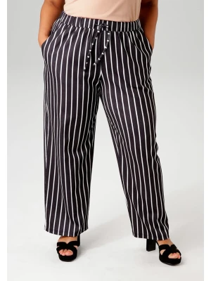 Aniston Spodnie w kolorze czarno-białym rozmiar: 52