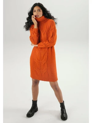 Aniston Sukienka dzianinowa w kolorze pomarańczowym rozmiar: 46