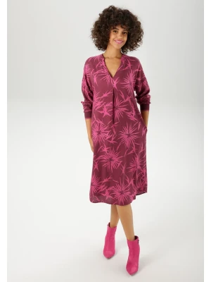 Aniston Sukienka w kolorze bordowo-różowym rozmiar: 42