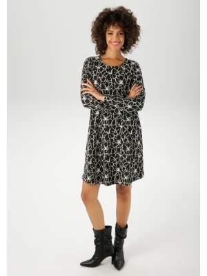 Aniston Sukienka w kolorze czarno-białym rozmiar: 40