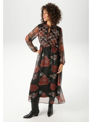 Aniston Sukienka w kolorze czarno-czerwonym rozmiar: 42