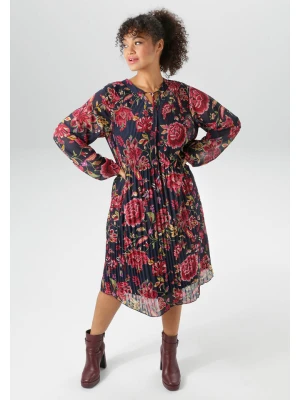 Aniston Sukienka w kolorze czarno-czerwonym rozmiar: 44