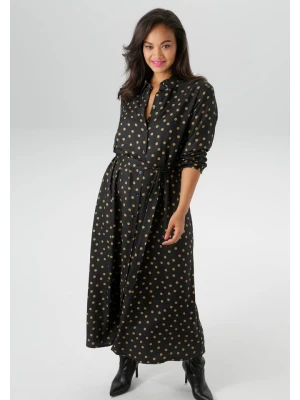 Aniston Sukienka w kolorze czarno-jasnobrązowym rozmiar: 48