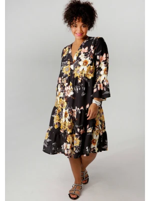Aniston Sukienka w kolorze czarno-karmelowym rozmiar: 46