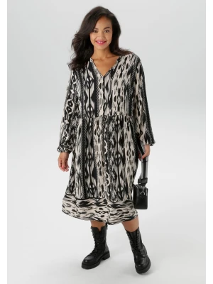 Aniston Sukienka w kolorze czarno-kremowym rozmiar: 50