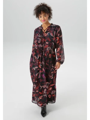 Aniston Sukienka w kolorze czarno-różowym rozmiar: 50