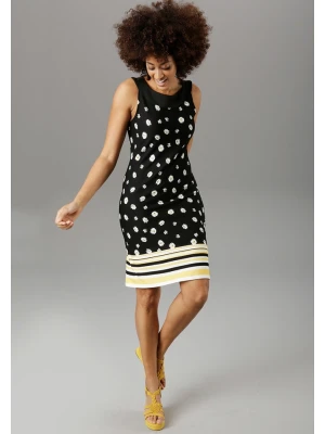 Aniston Sukienka w kolorze czarno-żółtym rozmiar: 46
