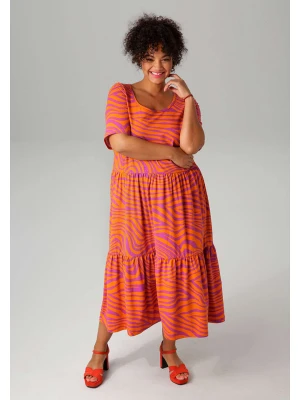 Aniston Sukienka w kolorze fioletowo-pomarańczowym rozmiar: 46