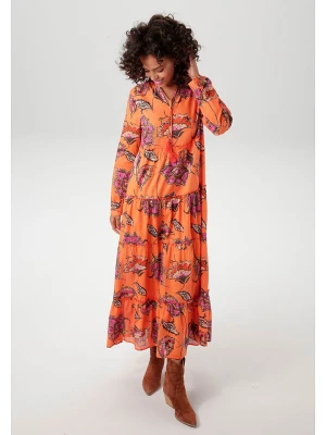 Aniston Sukienka w kolorze pomarańczowo-różowym rozmiar: 44